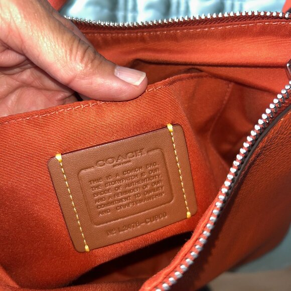 Coach Ellie File Bag Orange - Picture 4 of 4